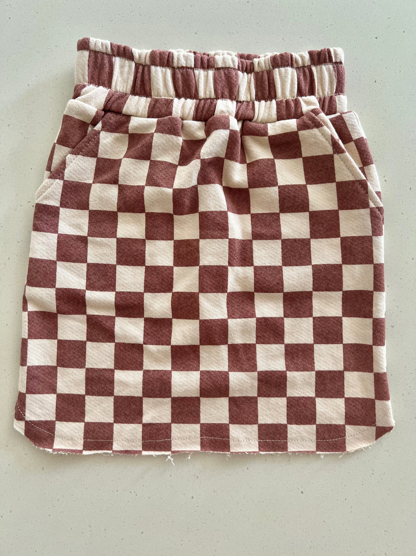 Girl Skirt Fig Check